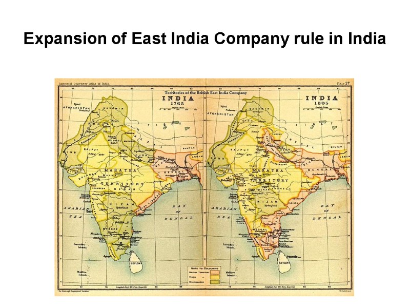 Expansion of East India Company rule in India